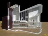 Section view of the model