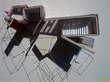 Top view of the model